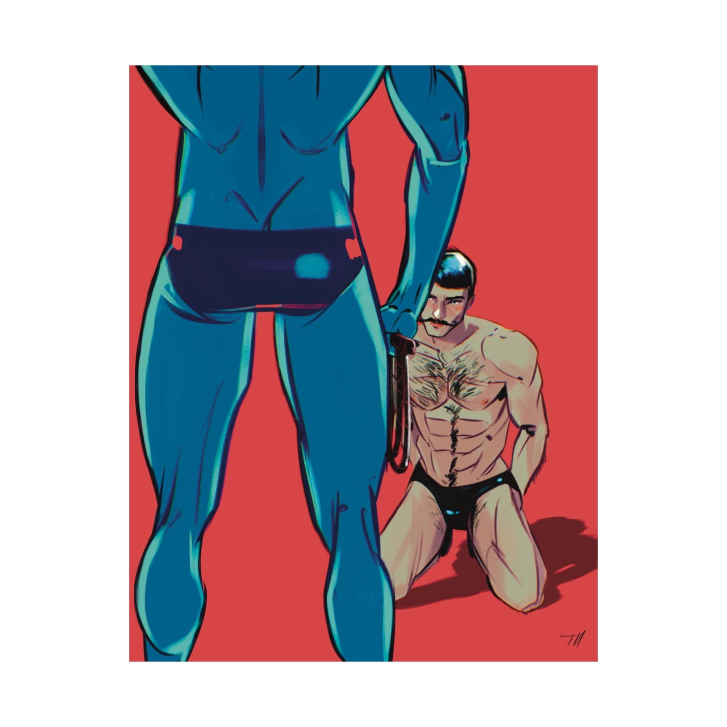Poster - Original Queer Gay BDSM Illustration