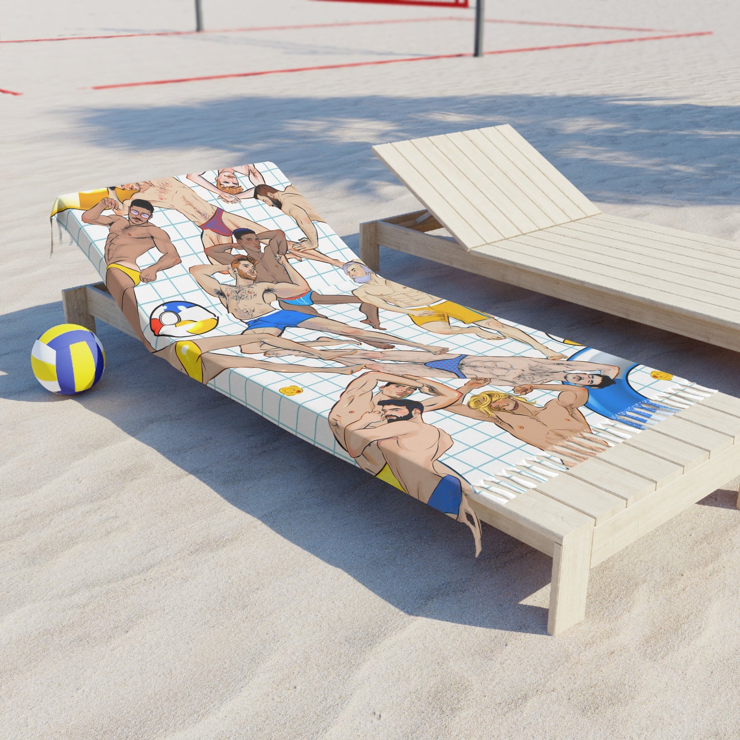 Slow beach towel