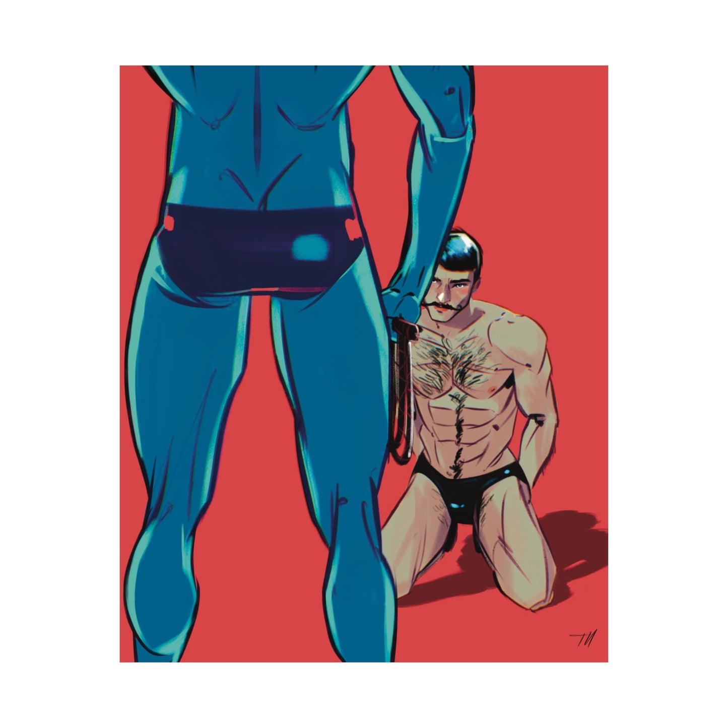 Poster - Original Queer Gay BDSM Illustration