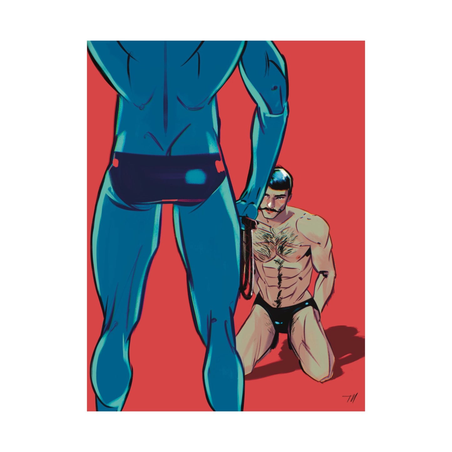 Poster - Original Queer Gay BDSM Illustration