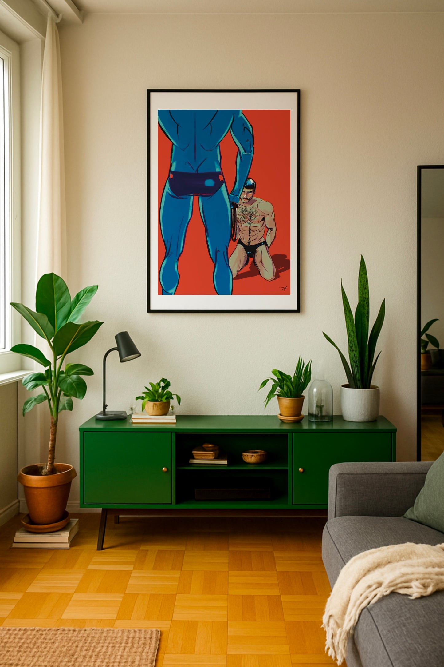 Poster - Original Queer Gay BDSM Illustration